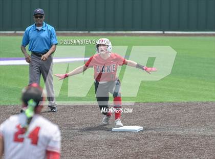 Thumbnail 3 in Melissa vs. Lake Belton (UIL Softball 5A Division I Region II Game 3) photogallery.