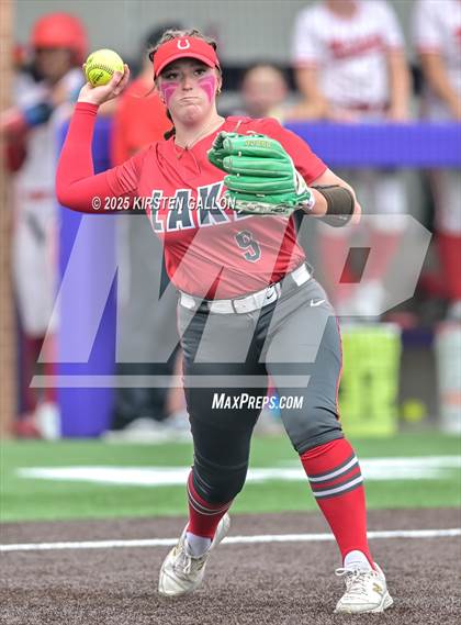 Thumbnail 3 in Melissa vs. Lake Belton (UIL Softball 5A Division I Region II Game 3) photogallery.