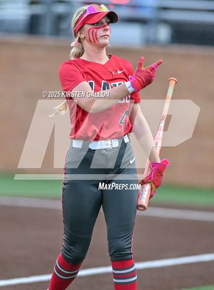 Thumbnail 2 in Melissa vs. Lake Belton (UIL Softball 5A Division I Region II Game 3) photogallery.