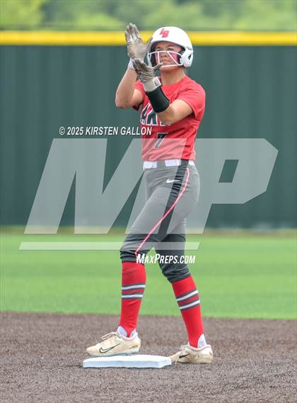 Thumbnail 3 in Melissa vs. Lake Belton (UIL Softball 5A Division I Region II Game 3) photogallery.