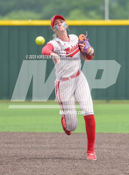 Thumbnail 2 in Melissa vs. Lake Belton (UIL Softball 5A Division I Region II Game 3) photogallery.