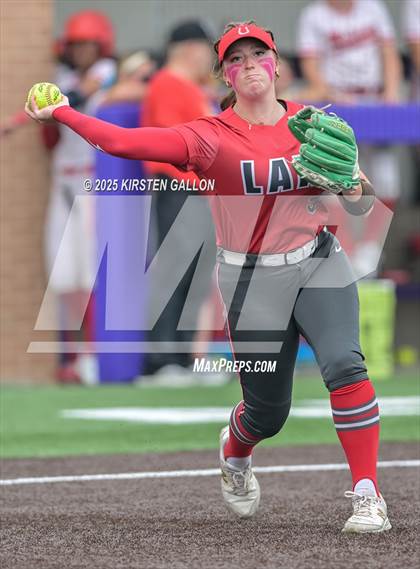 Thumbnail 1 in Melissa vs. Lake Belton (UIL Softball 5A Division I Region II Game 3) photogallery.