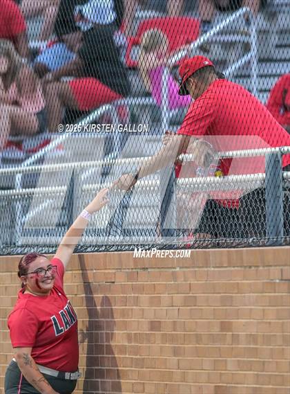 Thumbnail 2 in Melissa vs. Lake Belton (UIL Softball 5A Division I Region II Game 3) photogallery.