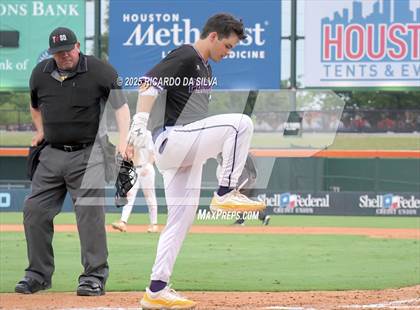Thumbnail 2 in Kingwood Park vs. Liberty Hill (UIL Baseball 5A D2 Semifinal) photogallery.