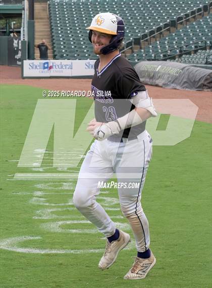 Thumbnail 2 in Kingwood Park vs. Liberty Hill (UIL Baseball 5A D2 Semifinal) photogallery.