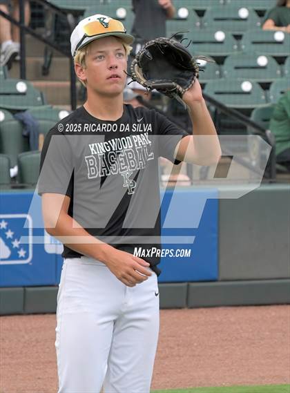 Thumbnail 2 in Kingwood Park vs. Liberty Hill (UIL Baseball 5A D2 Semifinal) photogallery.