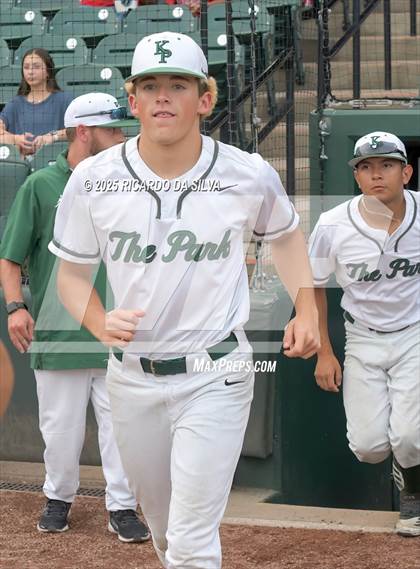 Thumbnail 2 in Kingwood Park vs. Liberty Hill (UIL Baseball 5A D2 Semifinal) photogallery.