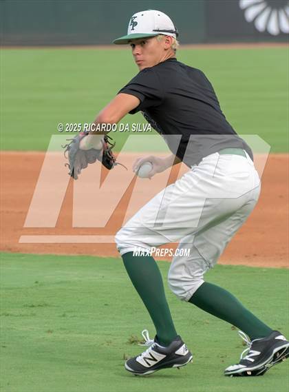 Thumbnail 3 in Kingwood Park vs. Liberty Hill (UIL Baseball 5A D2 Semifinal) photogallery.