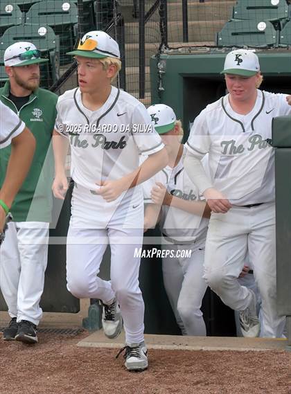 Thumbnail 3 in Kingwood Park vs. Liberty Hill (UIL Baseball 5A D2 Semifinal) photogallery.
