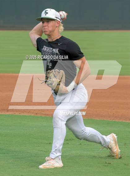 Thumbnail 2 in Kingwood Park vs. Liberty Hill (UIL Baseball 5A D2 Semifinal) photogallery.