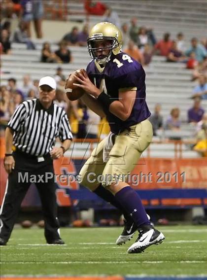 Thumbnail 3 in Christian Brothers Academy vs. Mansfield (Syracuse Kickoff Classic) photogallery.