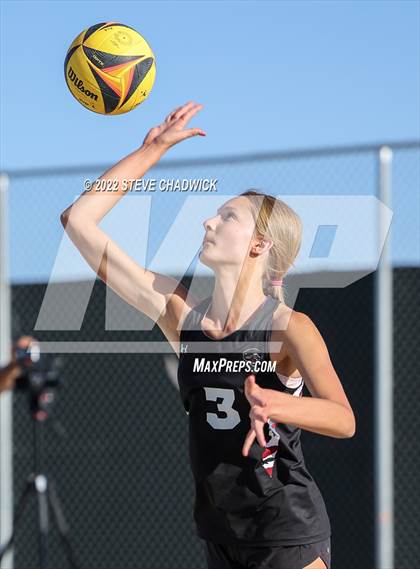 Thumbnail 3 in Xavier College Prep vs Desert Ridge @ Casteel (AIA Division 1 Pairs Semifinals) photogallery.