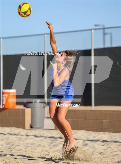 Thumbnail 3 in Xavier College Prep vs Desert Ridge @ Casteel (AIA Division 1 Pairs Semifinals) photogallery.