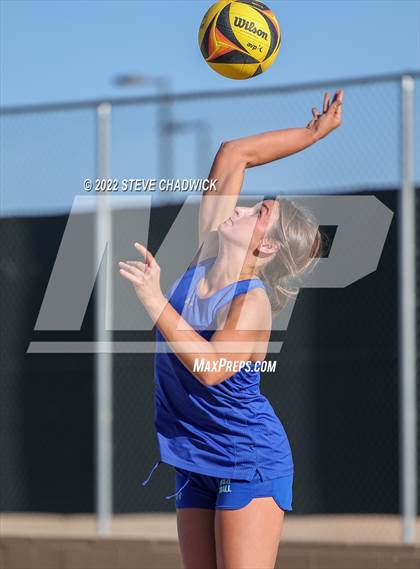 Thumbnail 2 in Xavier College Prep vs Desert Ridge @ Casteel (AIA Division 1 Pairs Semifinals) photogallery.