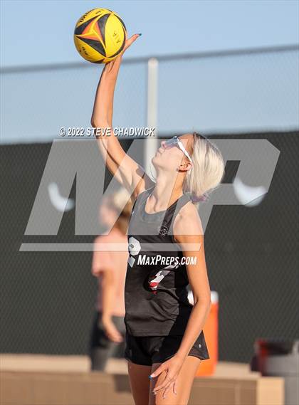 Thumbnail 1 in Xavier College Prep vs Desert Ridge @ Casteel (AIA Division 1 Pairs Semifinals) photogallery.
