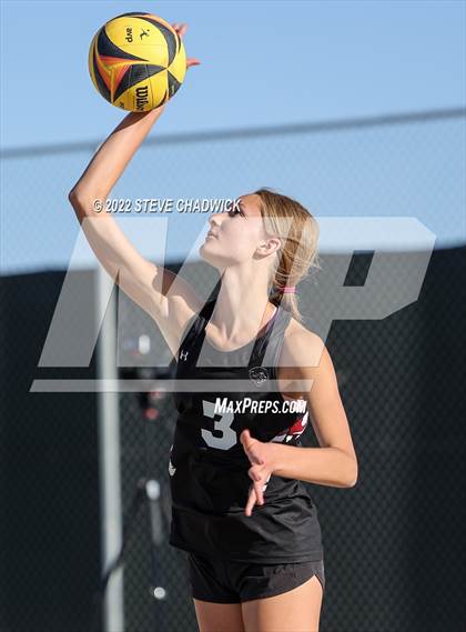 Thumbnail 3 in Xavier College Prep vs Desert Ridge @ Casteel (AIA Division 1 Pairs Semifinals) photogallery.