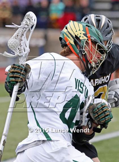 Thumbnail 3 in Arapahoe vs. Mountain Vista (CHSAA 5A 2nd Round Playoff) photogallery.