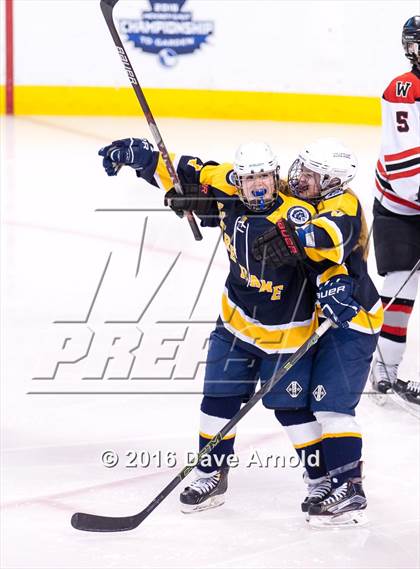 Thumbnail 3 in Wellesley vs Notre Dame Academy (MIAA Division 2 Final) photogallery.