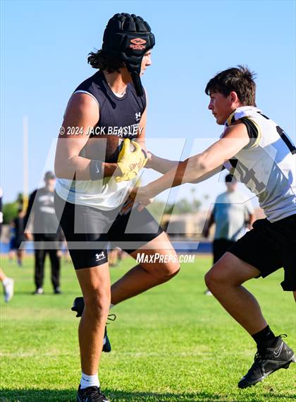 Thumbnail 1 in Apache Junction vs Campo Verde (Mesquite Summer Passing League) photogallery.
