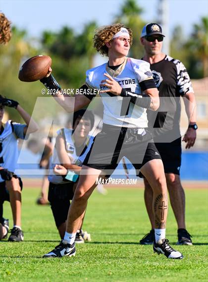 Thumbnail 2 in Apache Junction vs Campo Verde (Mesquite Summer Passing League) photogallery.