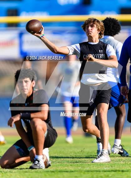 Thumbnail 2 in Apache Junction vs Campo Verde (Mesquite Summer Passing League) photogallery.