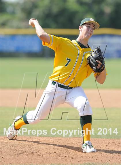 Thumbnail 2 in Ontario Christian vs Salesian (St. Paul Tournament) photogallery.