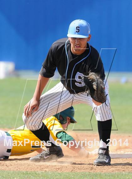 Thumbnail 3 in Ontario Christian vs Salesian (St. Paul Tournament) photogallery.