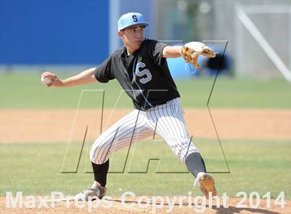Thumbnail 3 in Ontario Christian vs Salesian (St. Paul Tournament) photogallery.