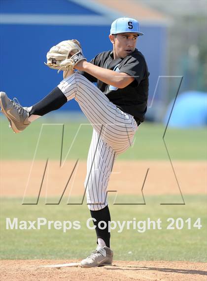 Thumbnail 1 in Ontario Christian vs Salesian (St. Paul Tournament) photogallery.