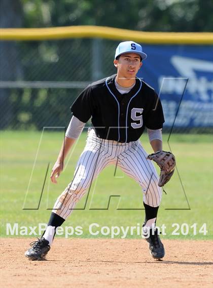 Thumbnail 2 in Ontario Christian vs Salesian (St. Paul Tournament) photogallery.