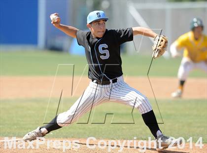 Thumbnail 2 in Ontario Christian vs Salesian (St. Paul Tournament) photogallery.