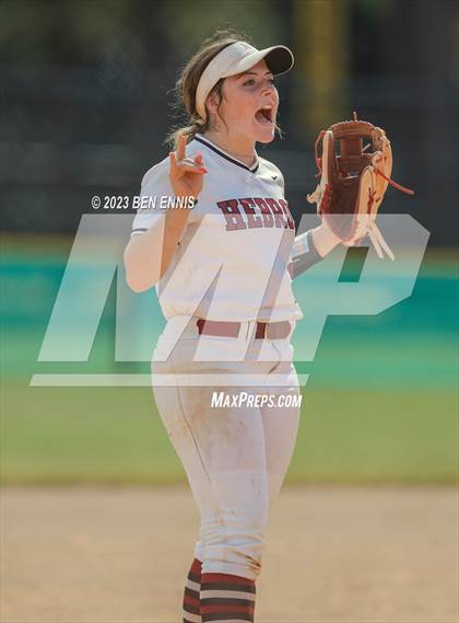 Thumbnail 3 in Hebron Christian Academy vs Wesleyan (GHSA 3A State Tournament) photogallery.