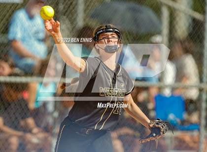 Thumbnail 2 in Hebron Christian Academy vs Wesleyan (GHSA 3A State Tournament) photogallery.