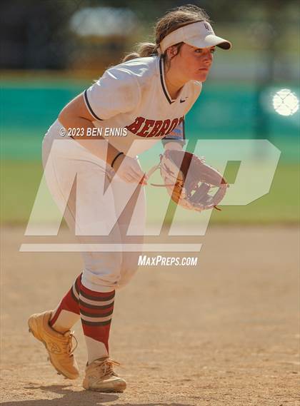 Thumbnail 3 in Hebron Christian Academy vs Wesleyan (GHSA 3A State Tournament) photogallery.