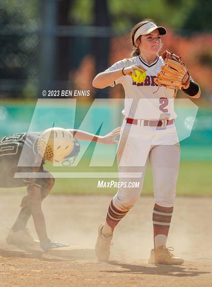 Thumbnail 2 in Hebron Christian Academy vs Wesleyan (GHSA 3A State Tournament) photogallery.