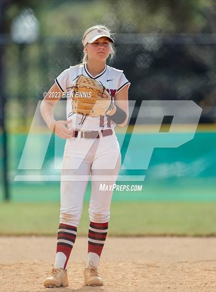 Thumbnail 2 in Hebron Christian Academy vs Wesleyan (GHSA 3A State Tournament) photogallery.