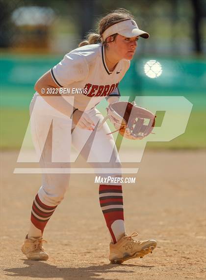 Thumbnail 1 in Hebron Christian Academy vs Wesleyan (GHSA 3A State Tournament) photogallery.