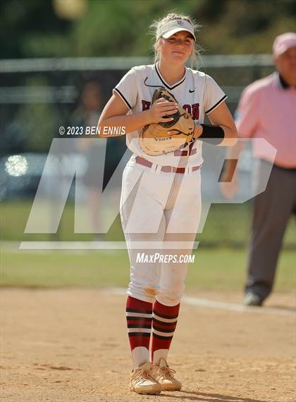 Thumbnail 1 in Hebron Christian Academy vs Wesleyan (GHSA 3A State Tournament) photogallery.