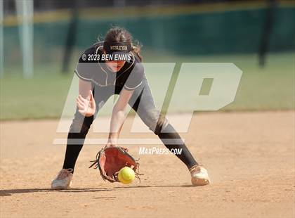 Thumbnail 2 in Hebron Christian Academy vs Wesleyan (GHSA 3A State Tournament) photogallery.