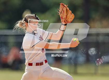 Thumbnail 2 in Hebron Christian Academy vs Wesleyan (GHSA 3A State Tournament) photogallery.