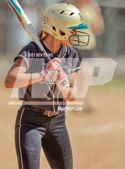 Thumbnail 2 in Hebron Christian Academy vs Wesleyan (GHSA 3A State Tournament) photogallery.