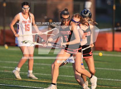 Thumbnail 3 in Waterloo @ Penn Yan Academy (NYSPHSAA Section Five Class D Final) photogallery.