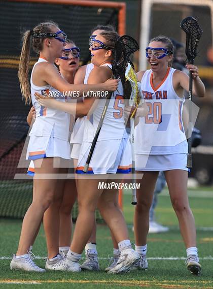 Thumbnail 2 in Waterloo @ Penn Yan Academy (NYSPHSAA Section Five Class D Final) photogallery.
