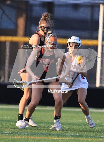 Thumbnail 3 in Waterloo @ Penn Yan Academy (NYSPHSAA Section Five Class D Final) photogallery.