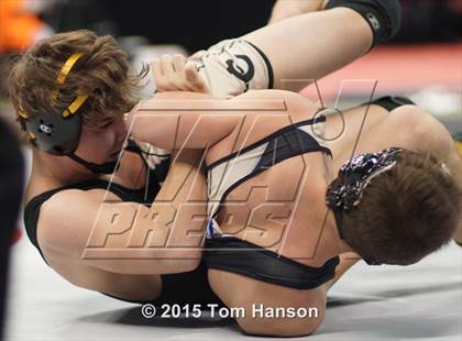 Thumbnail 1 in CHSAA State Wrestling Championships (Day 2) photogallery.