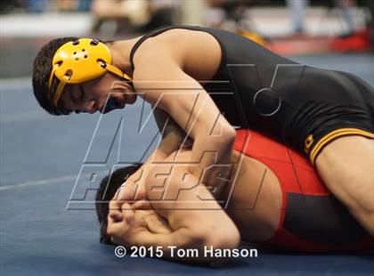 Thumbnail 1 in CHSAA State Wrestling Championships (Day 2) photogallery.