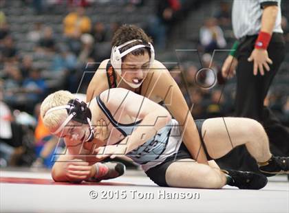 Thumbnail 1 in CHSAA State Wrestling Championships (Day 2) photogallery.