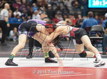 Thumbnail 1 in CHSAA State Wrestling Championships (Day 2) photogallery.