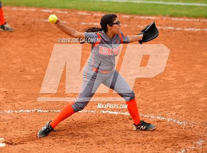 Thumbnail 3 in Martin vs Burbank (SAISD Softball Tournament) photogallery.