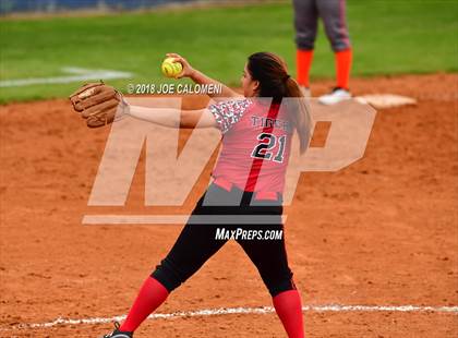 Thumbnail 2 in Martin vs Burbank (SAISD Softball Tournament) photogallery.